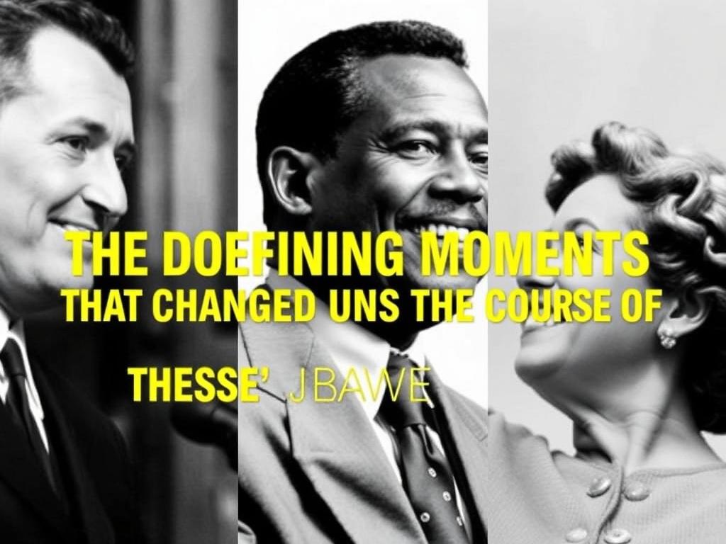     The Defining Moments That Changed the Course of These Leaders' Lives. Esquema del artículo (secciones principales)