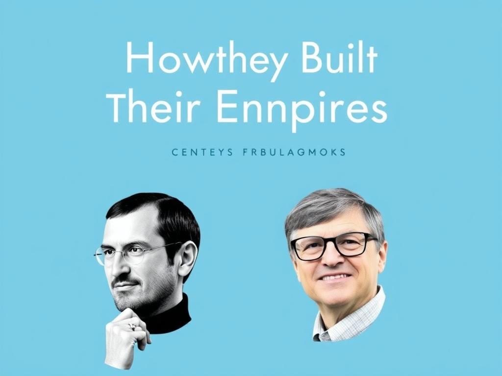 Cómo Crearon sus Imperios: Las Historias de Steve Jobs y Bill Gates