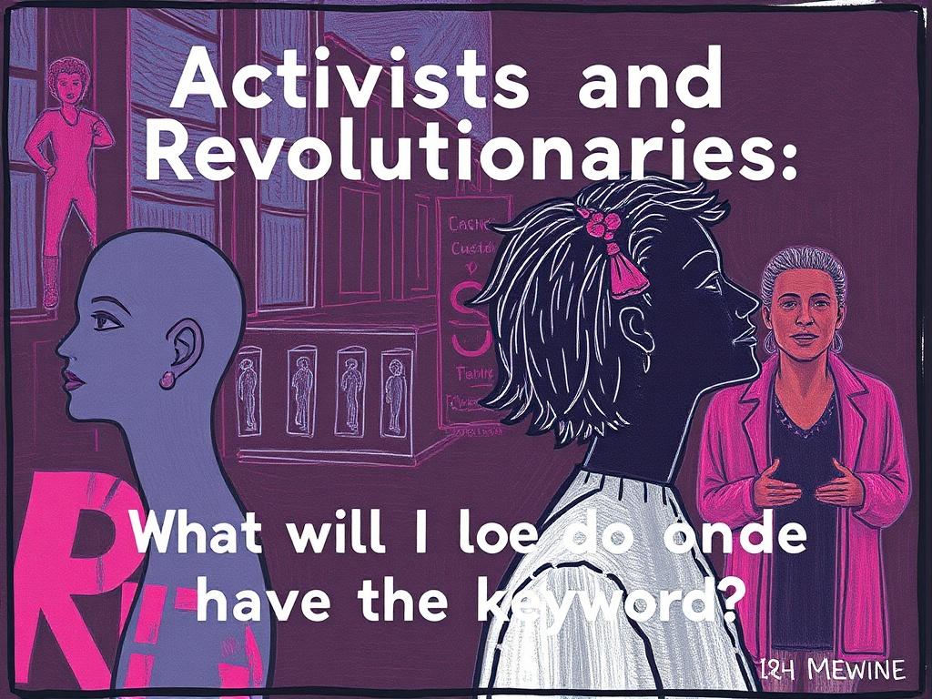     Activists and Revolutionaries: The Personal Cost of Changing the World. ¿Qué haré una vez tenga las palabras clave?
