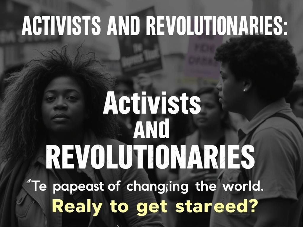     Activists and Revolutionaries: The Personal Cost of Changing the World. ¿Listo para empezar?