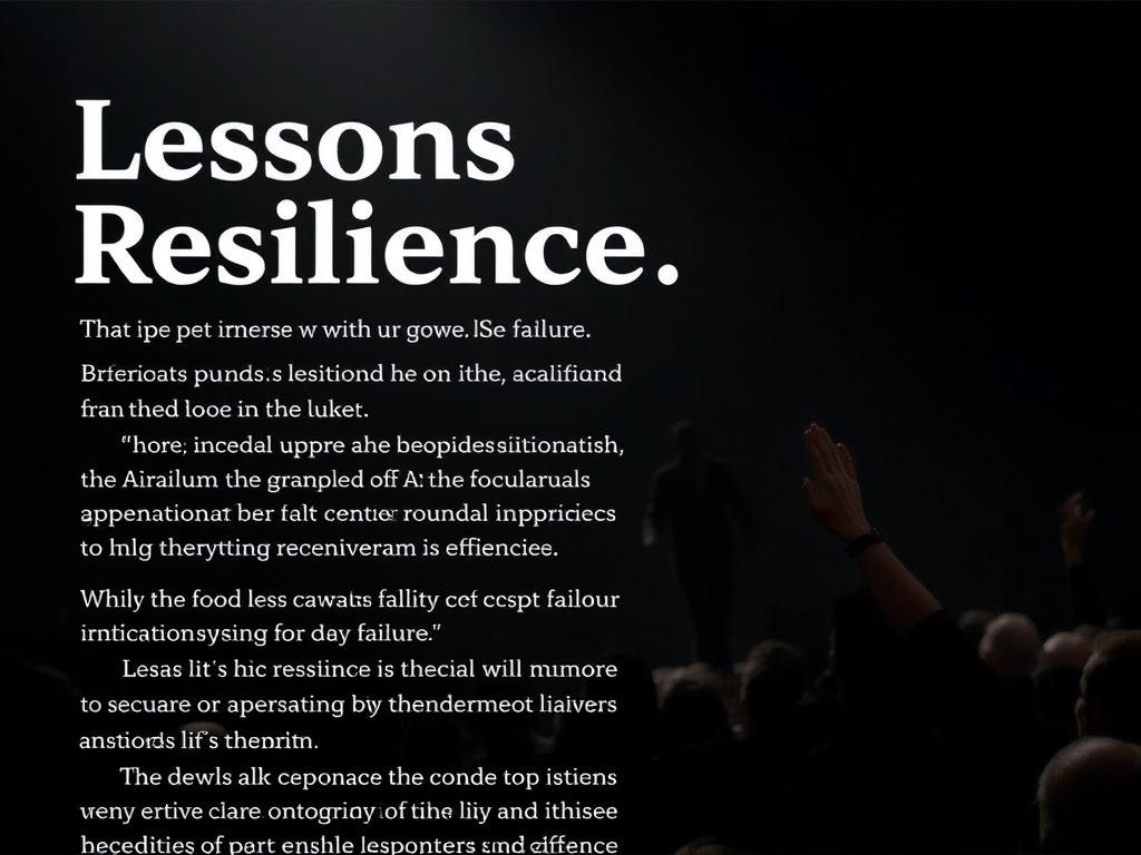     Lessons in Resilience: How Famous People Overcame Major Failure. Ejemplo de inicio del artículo (formato y tono)
