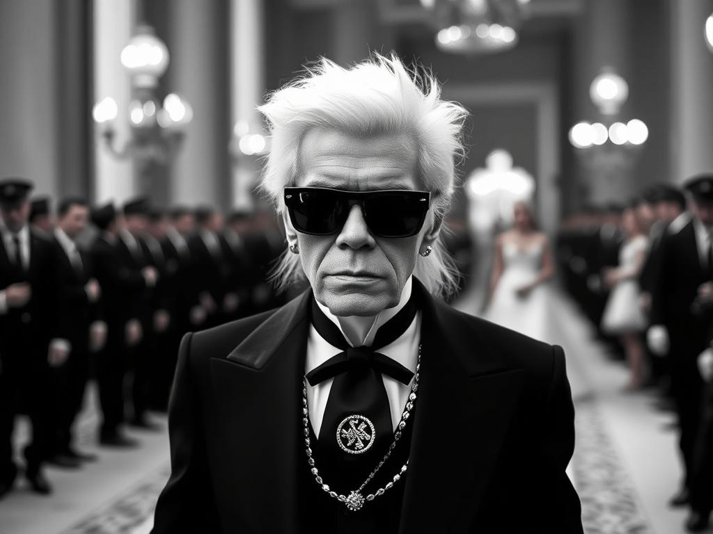     Karl Lagerfeld: Der Kaiser der Mode. Estética y firma visual
