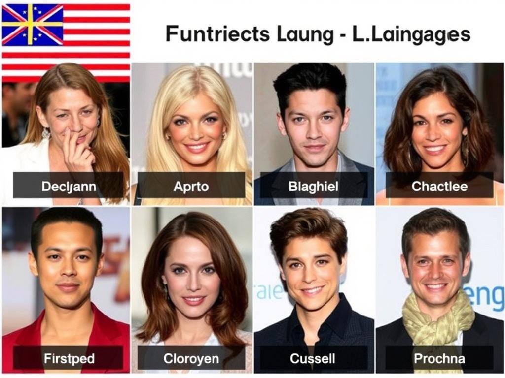 Célébrités qui maîtrisent plusieurs langues couramment.. Tabla resumen: celebridades y sus idiomas